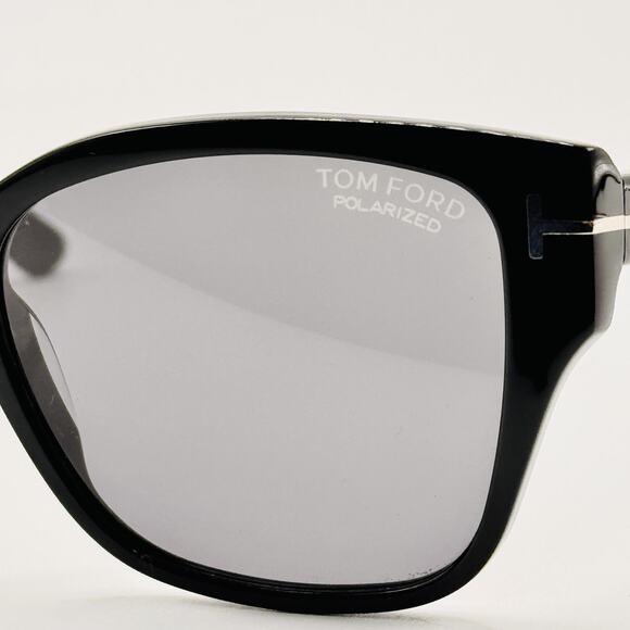 Tom Ford Sunglasses ELSA TF1108 01D Black Cat Eye Frame Gray Polarized Lens 55mm main image 8